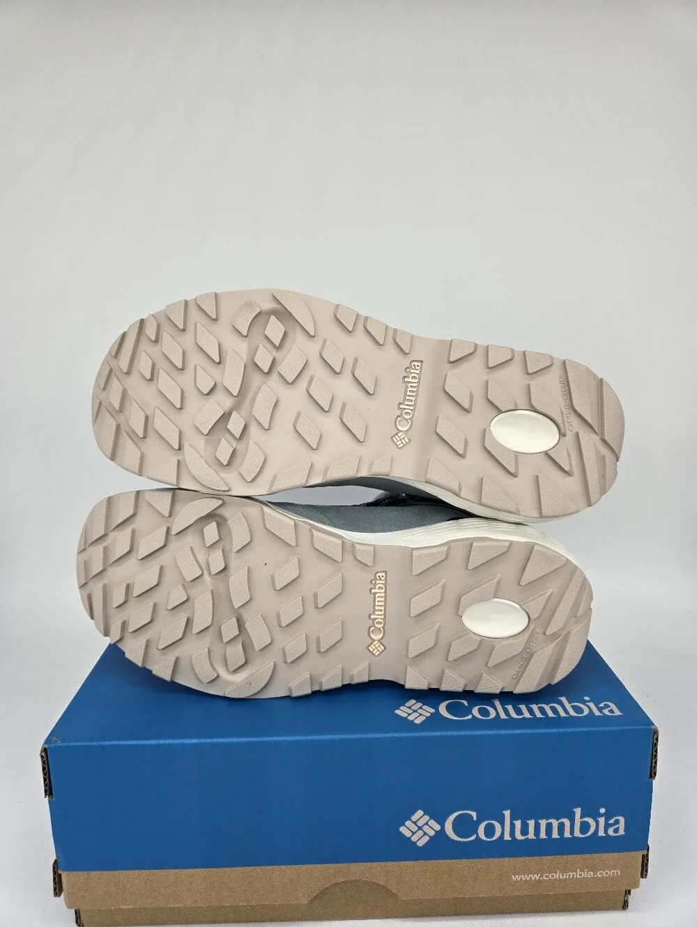 Columbia Women's Newton Wander Hiking Boots Crushed Blue Shoes Size 8